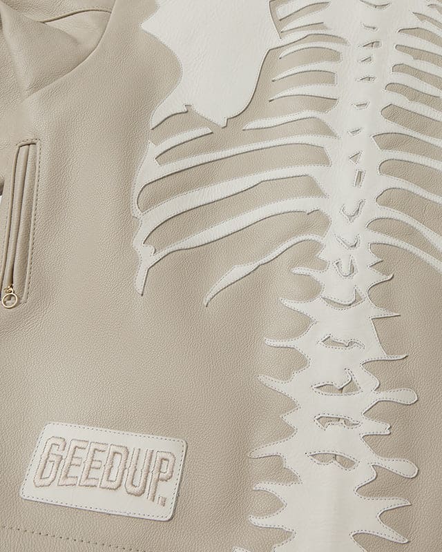 Geedup x Vanson Bones Jacket Bone/White