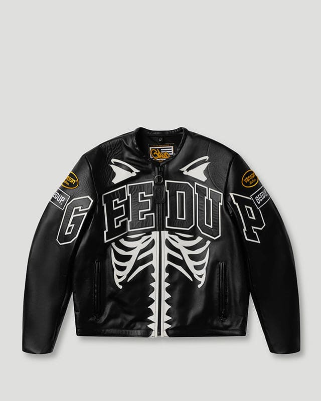 Geedup x Vanson Bones Jacket Black/White