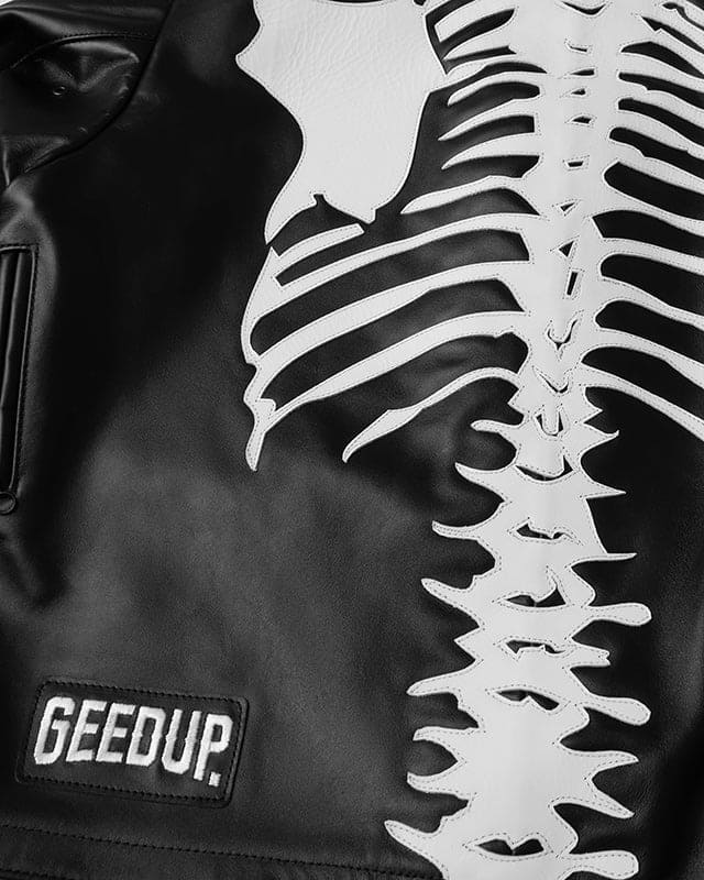 Geedup x Vanson Bones Jacket Black/White