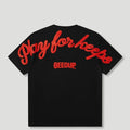 PFK Cursive T-Shirt Black/Red1