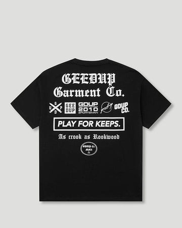 Garment Co. T-Shirt Black/White