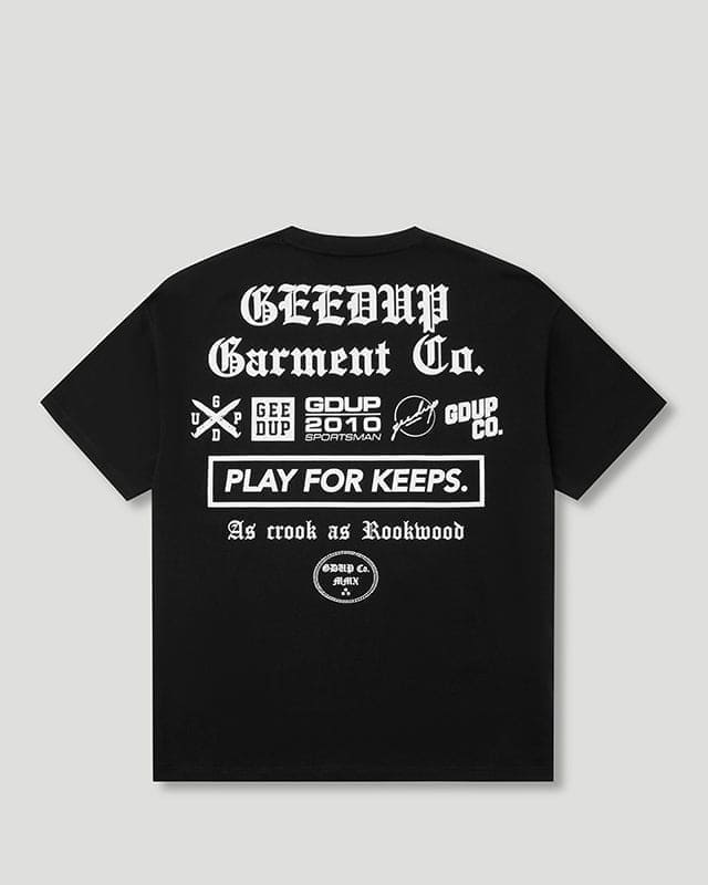 Garment Co. T-Shirt Black/White