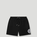 G Stamp Fleece Shorts Black1
