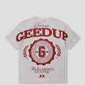 Team Geedup T-Shirt Ice Grey/Red1