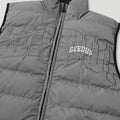 Handstyle/Team Logo Puffer Vest Black/Grey6