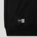 Team Logo Cursive Hoodie Black/Grey3