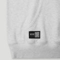 Team Logo Cursive Hoodie White Marle/Red3