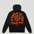 15YR PFK Hoodie Black/Orange1