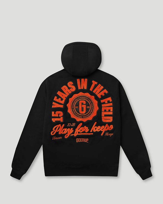 15YR PFK Hoodie Black/Orange