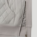 Team Logo Quilted Hoodie 2.0 Grey/White4