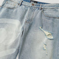 Handstyle Denim Pant Washed Blue3