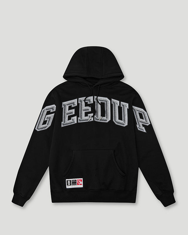 Team Logo 3D Hoodie Black/Grey