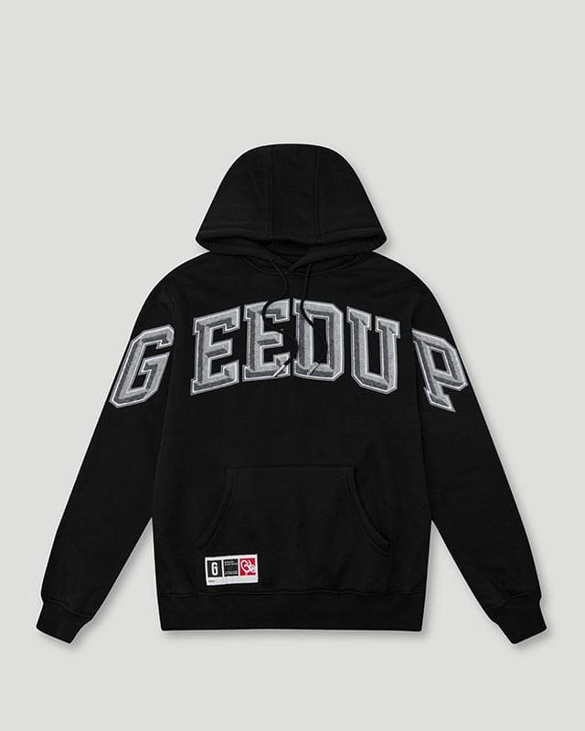 Team Logo 3D Hoodie Black/Grey