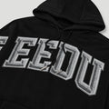 Team Logo 3D Hoodie Black/Grey2