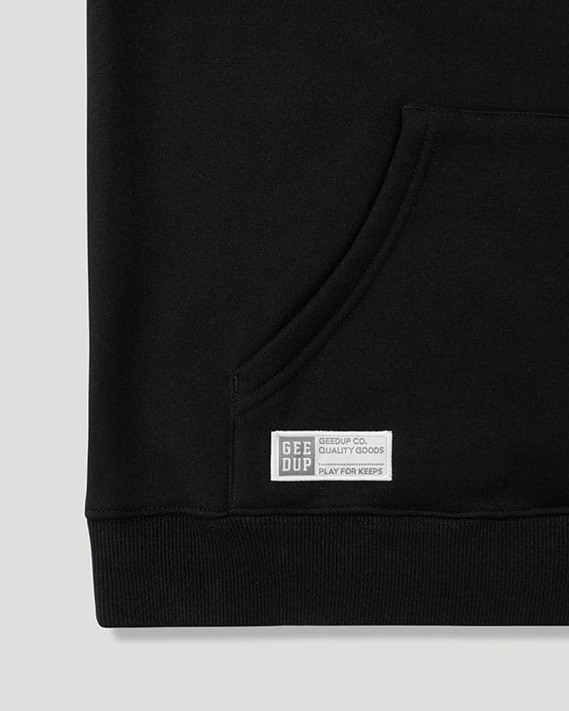 Scribble Logo Hoodie Black/White