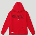 Scribble Logo Hoodie Red/Black1