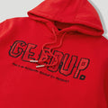 Scribble Logo Hoodie Red/Black2