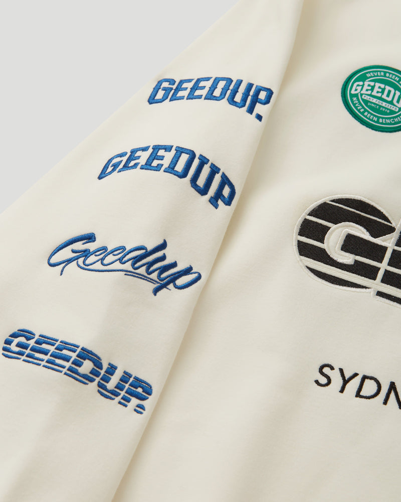 Sportsman Badges QTR ZIP Light Cream