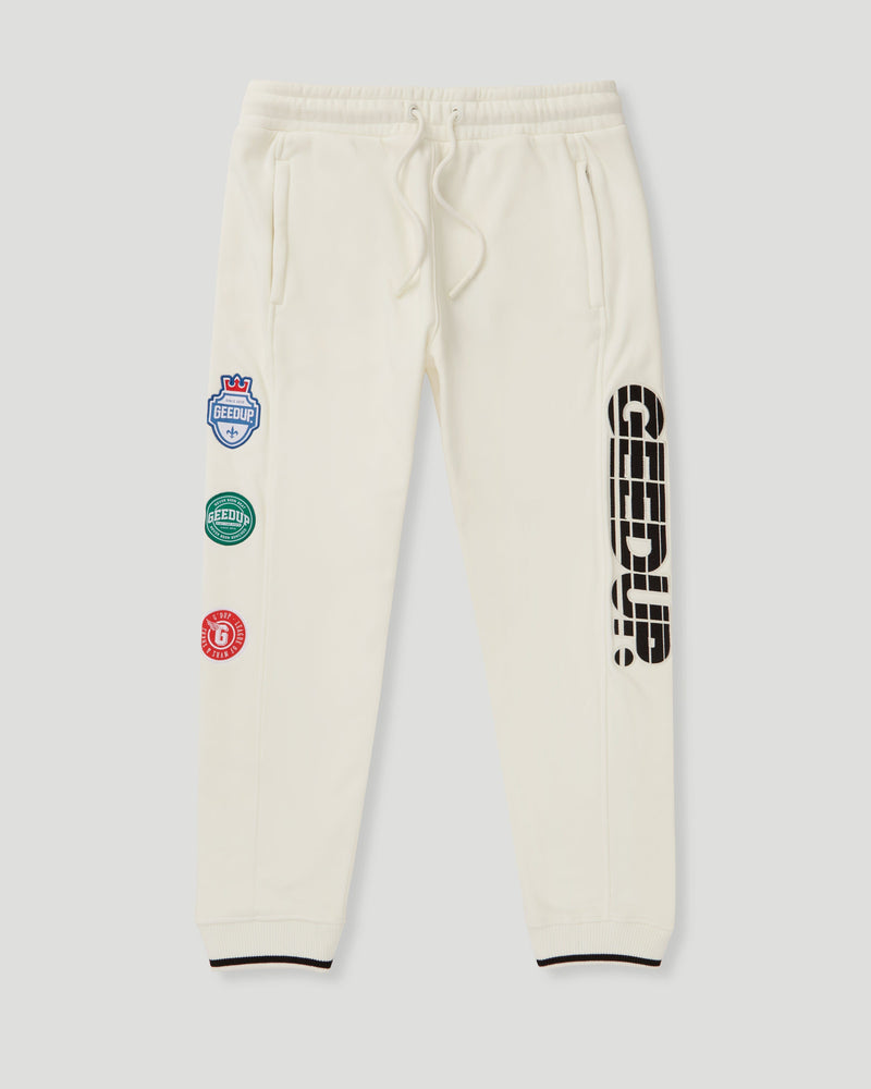 Sportsman Badges Trackpants Light Cream