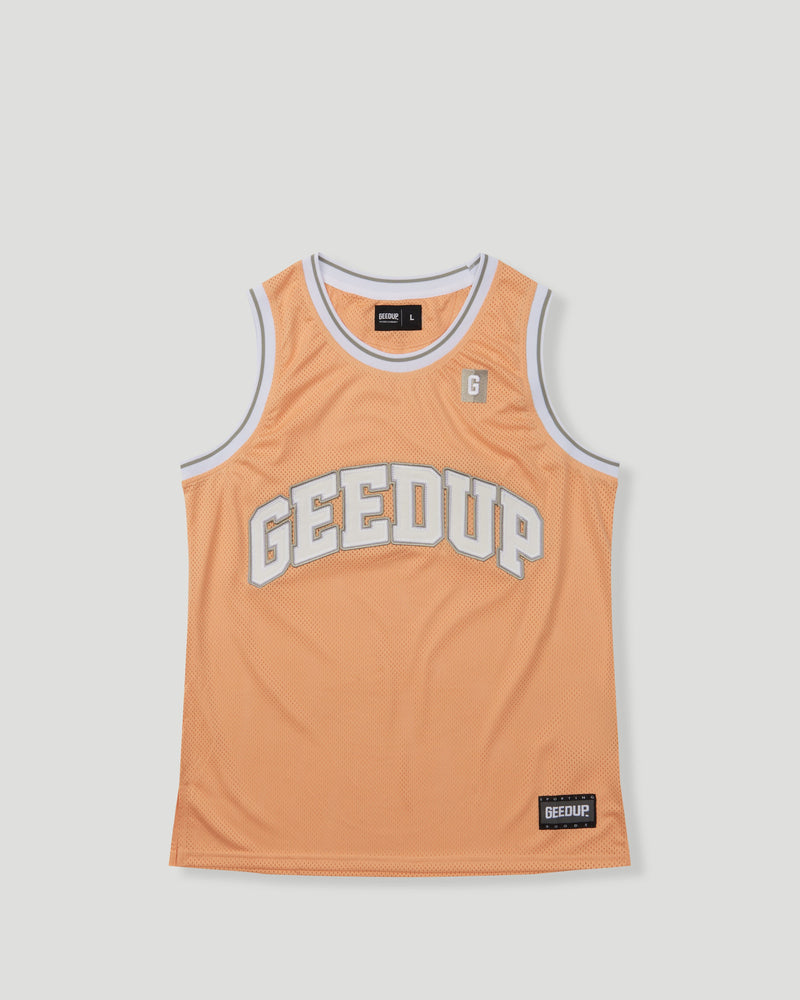 Team Logo B-Ball Jersey Peach