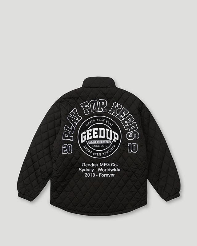 PFK Quilted Jacket Black