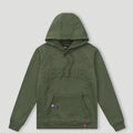 O/S Emblem Emboss Hoody Military Green1