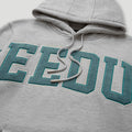 Team Logo Hoody Grey/Aqua Green2
