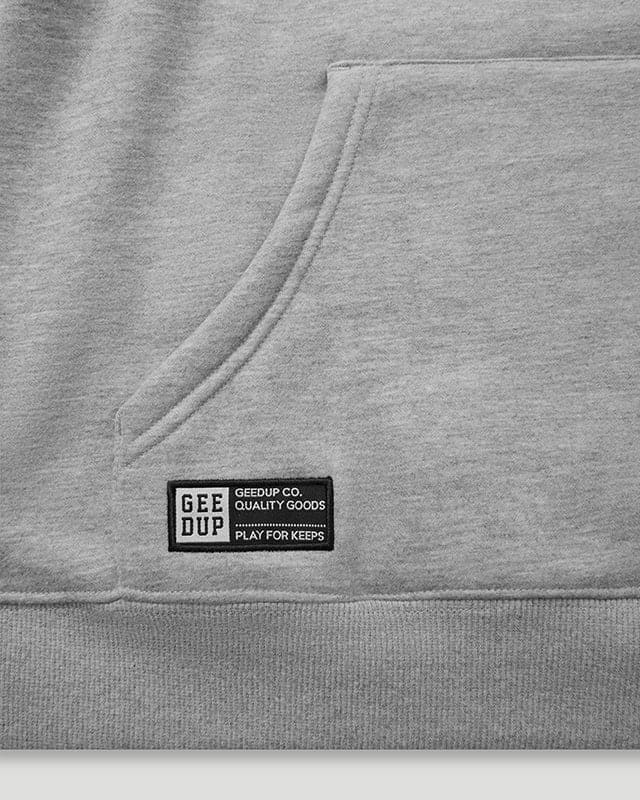 Team Logo Hoody Grey/Aqua Green