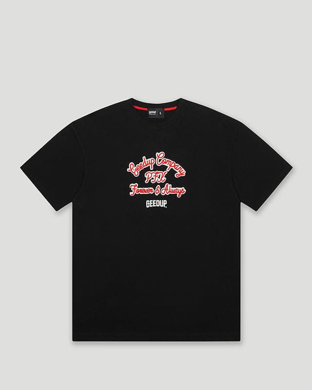 Geedup Company T-Shirt Black/Red