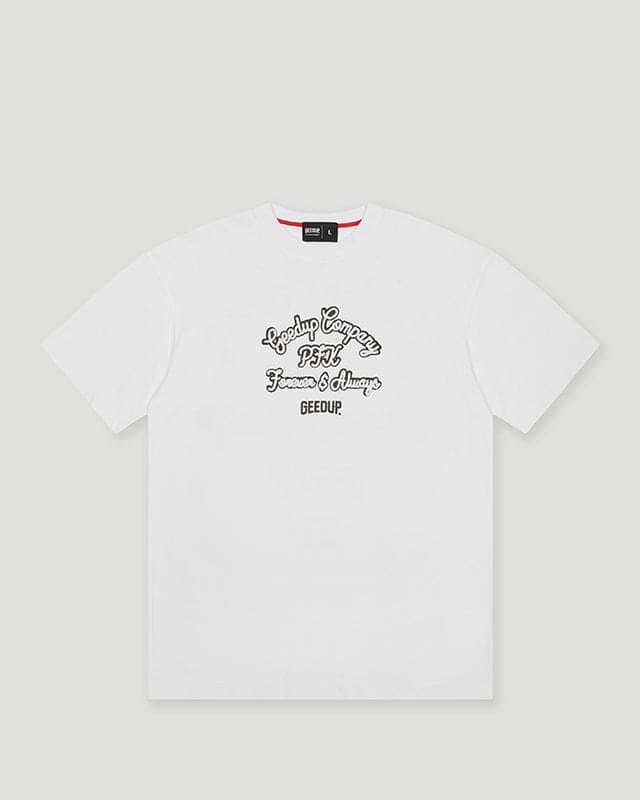 Geedup Company T-Shirt White/Navy
