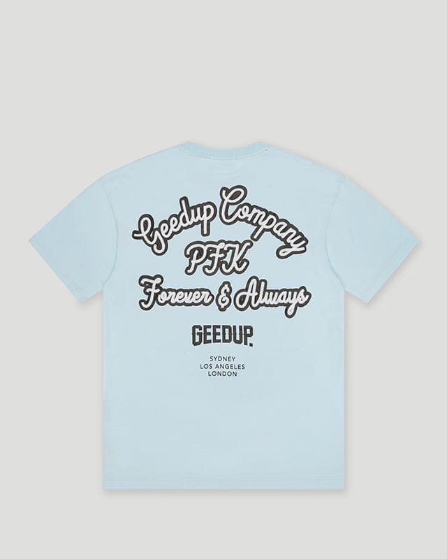 Geedup Company T-Shirt Light Blue