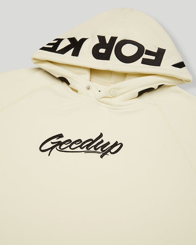 PFK/Script Hoodie Cream Geedup Co.
