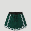 Emboss Mesh Shorts Forest Green1