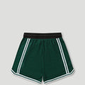 Emboss Mesh Shorts Forest Green2