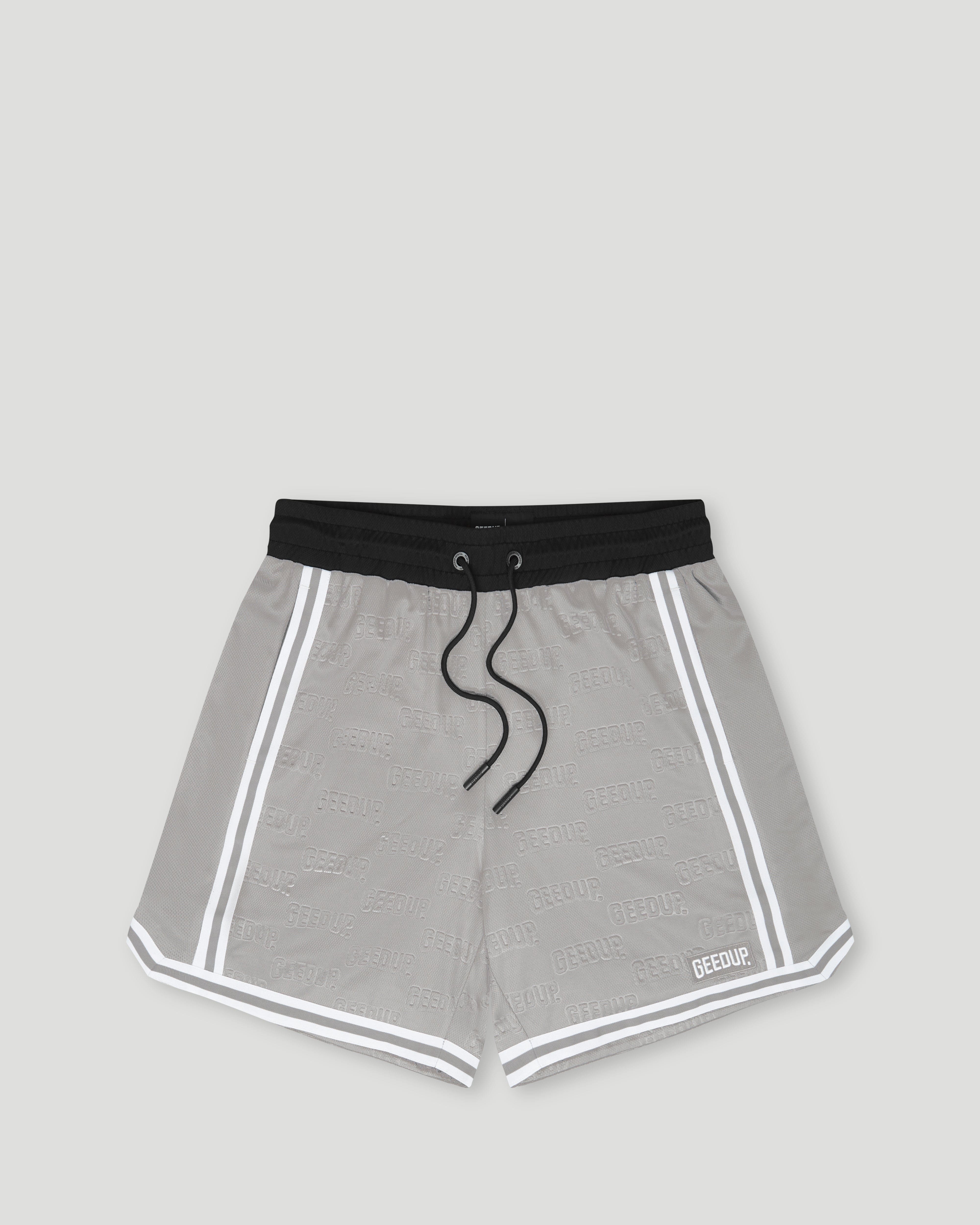 Emboss Mesh Shorts Grey – Geedup Co.