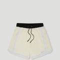 Emboss Mesh Shorts Cream1
