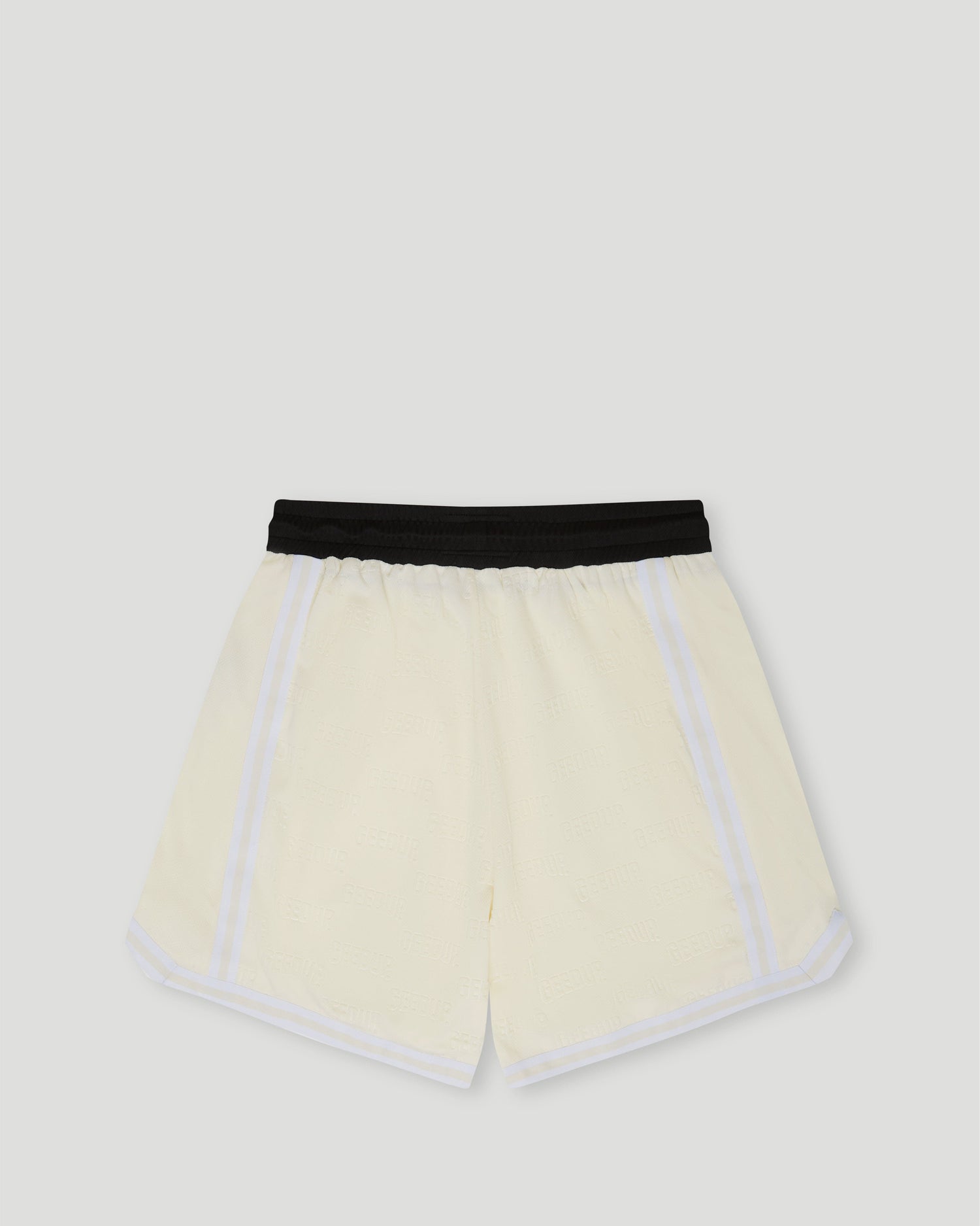 Emboss Mesh Shorts Cream