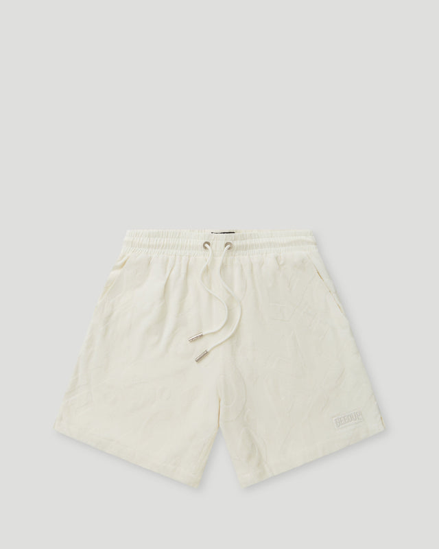 PFK Monogram Shorts Cream 