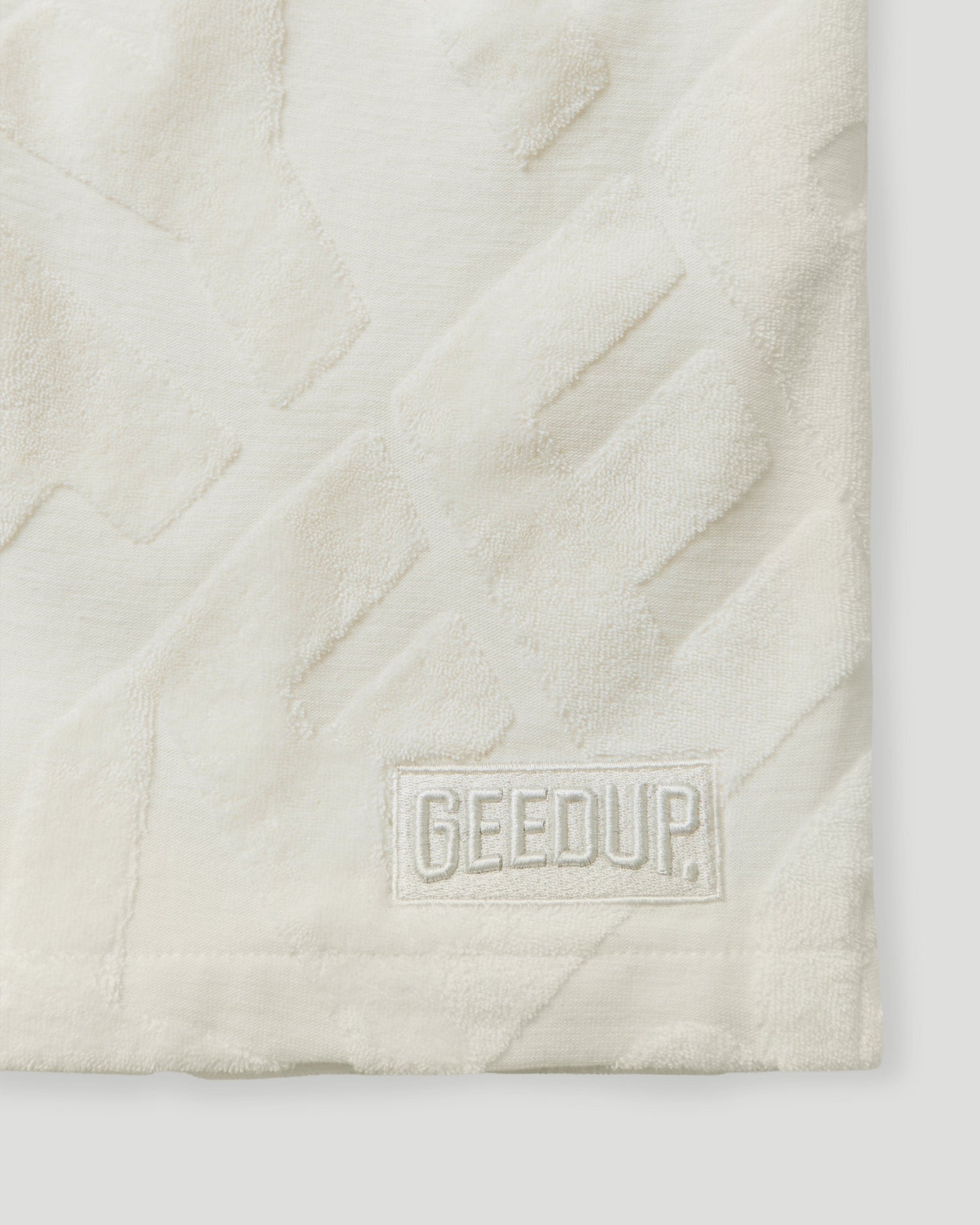 PFK Monogram Shorts Cream 