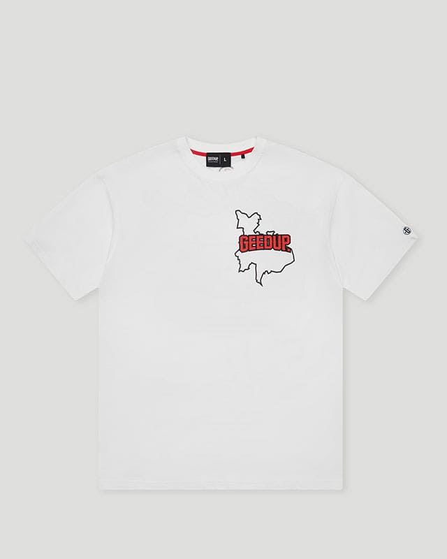 Greater West Tee White/Red