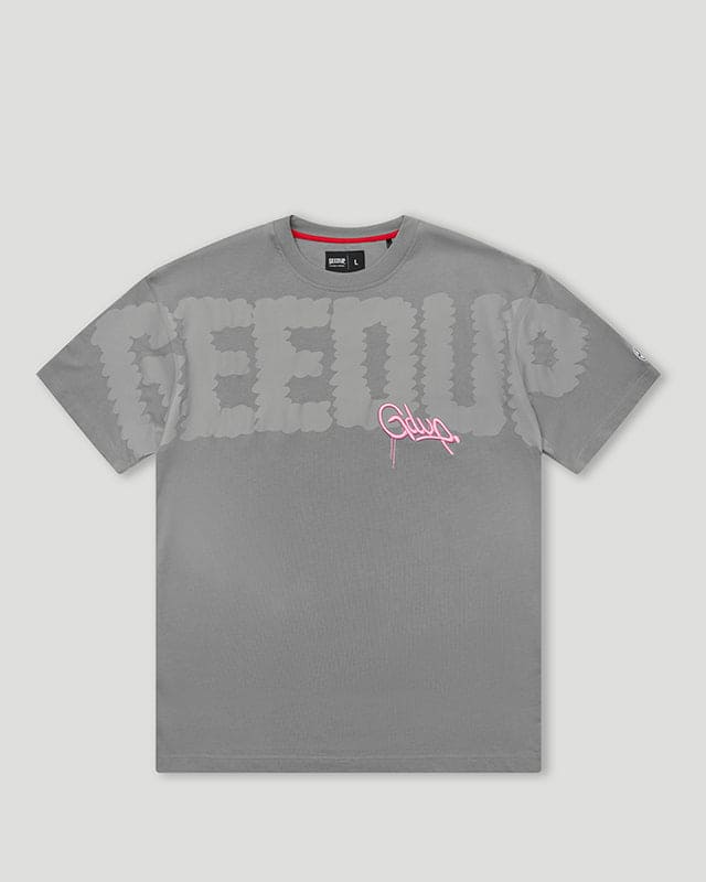 Scribble Fill Handstyle T-Shirt Grey