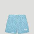 G Monogram Swim Shorts Light Blue1