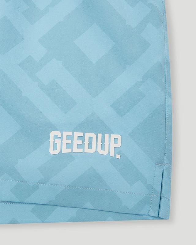 G Monogram Swim Shorts Light Blue