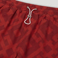 G Monogram Swim Shorts Red2