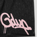 HS/PFK Monogram Swim Shorts Black/Pink3