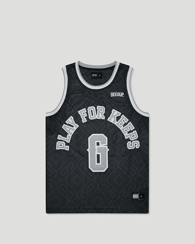 PFK Basketball Jersey Black/White