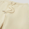 G French Terry Shorts Cream/Forest Green3