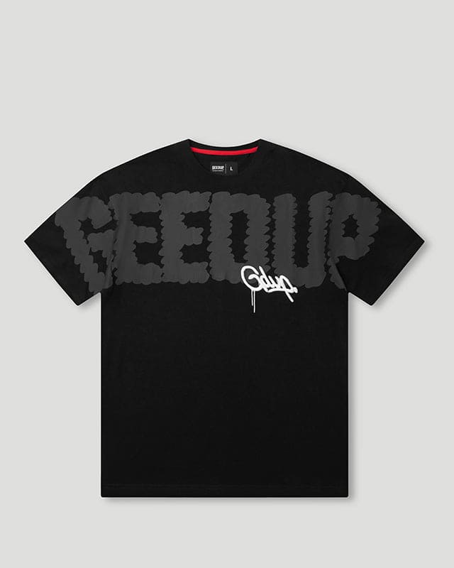 Scribble Fill Handstyle T-Shirt Black