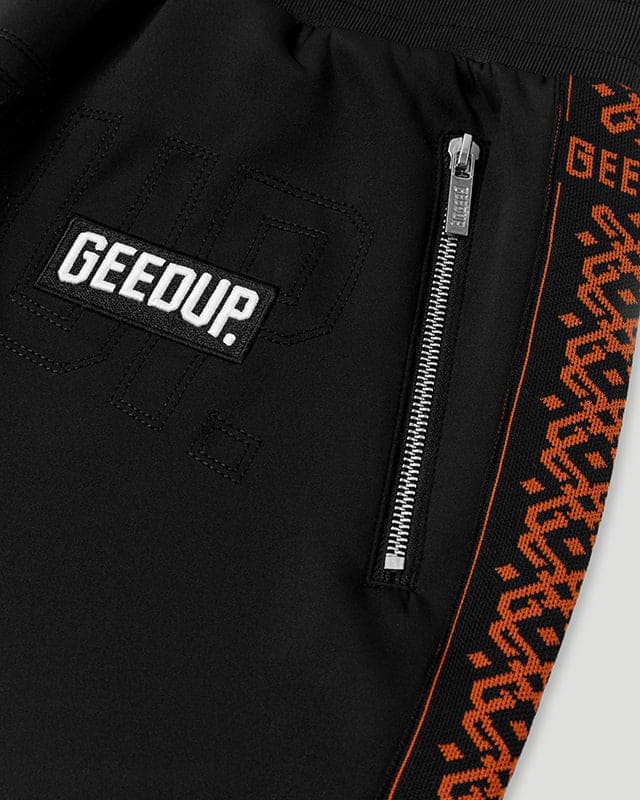 Core Logo G-Tape Trackpants Black/Burnt Orange
