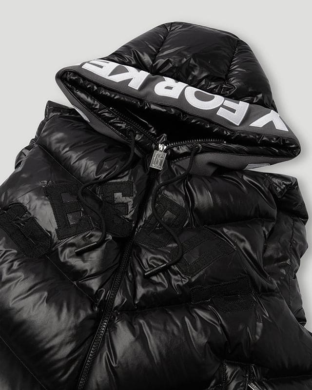 PFK Hooded Duck Down Vest Black